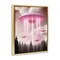 Stupell Industries Glam UFO with Pink Beams Floating Frame, design by Sasha